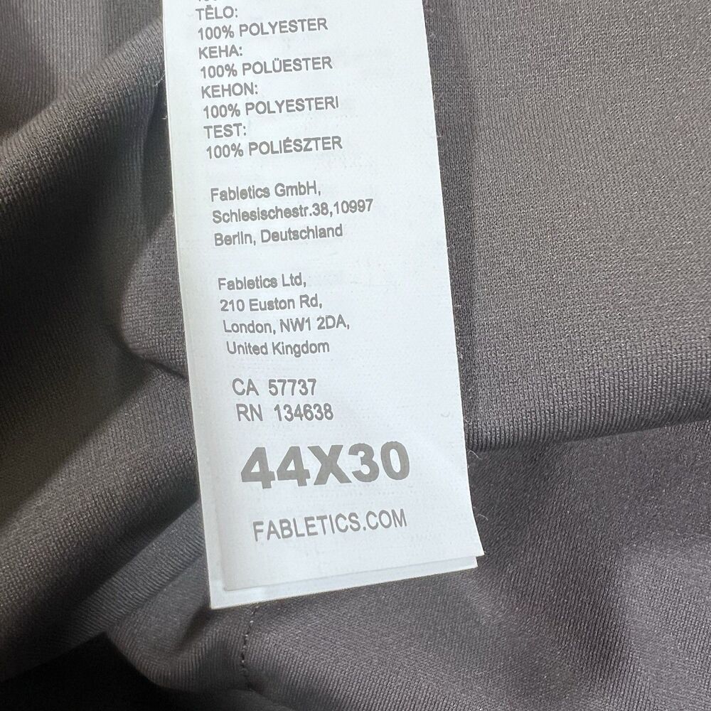 Fabletics Gray 5 Pocket Stretch Performance Golf … - image 14